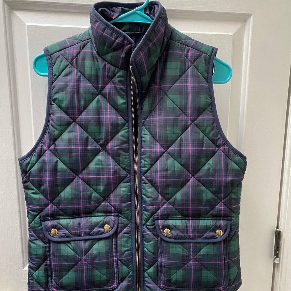 Quilted J Crew vest
